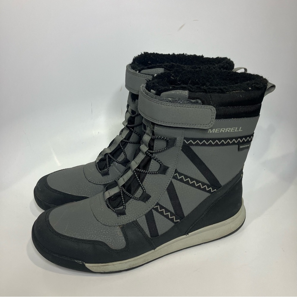 Merrell waterproof winter boots‎ gray & black size 7